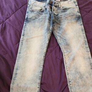 Men's Stylish Faded Blue Slim Jeans